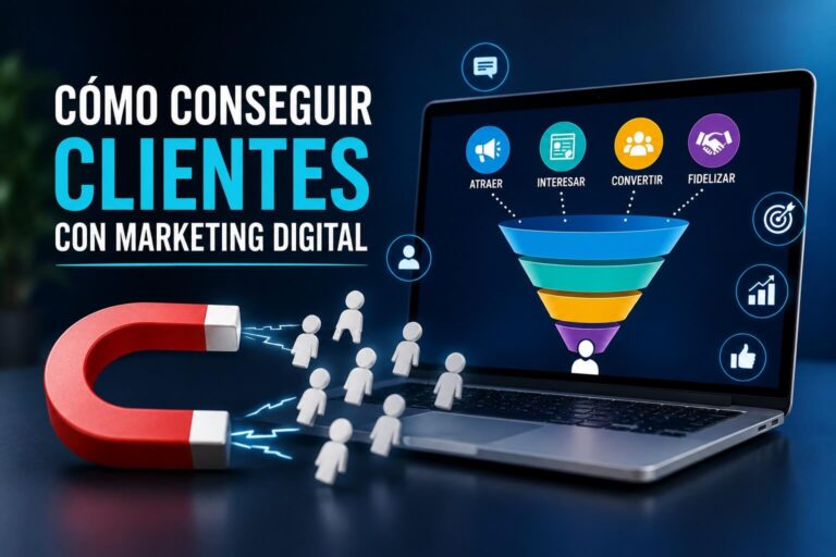 Cómo conseguir clientes con marketing digital