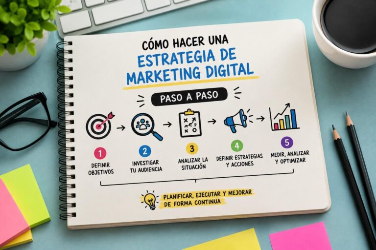 Cómo hacer una estrategia de marketing digital paso a paso